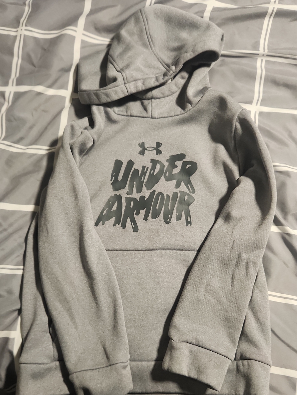 Under Armour Men's Heather Gray Crewneck Hoodie
